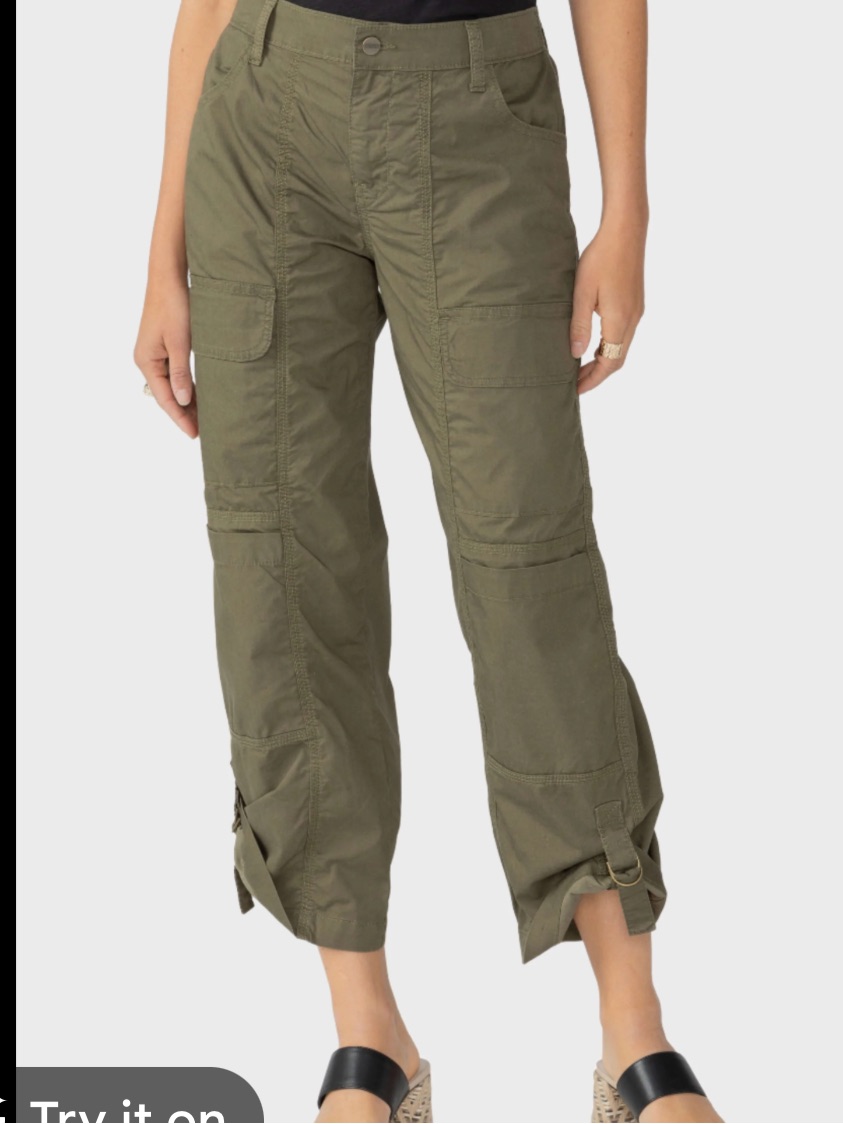 Sanctuary Cali Cargo Olive Green Pants